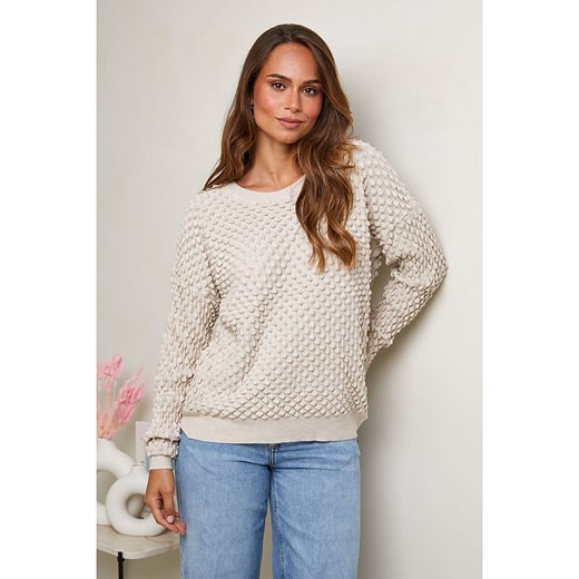 UNANYME Georges Rech Sweter w kolorze beżowym ze sklepu Limango Polska w kategorii Swetry damskie - zdjęcie 180232936