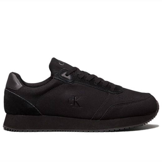 Buty męskie Calvin Klein Jeans Runners Sock Laceup MG Canvas YM0YM01217-0GJ - czarne ze sklepu streetstyle24.pl w kategorii Buty sportowe męskie - zdjęcie 180234385