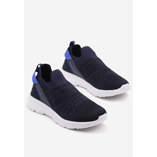Buty sportowe dziecięce Born2be skórzane bez zapięcia