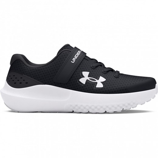 Chłopięce buty do biegania Under Armour UA BPS Surge 4 AC - czarne ze sklepu Sportstylestory.com w kategorii Buty sportowe dziecięce - zdjęcie 180237356
