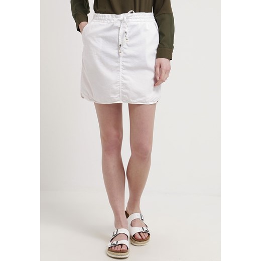 Esprit Spódnica mini white zalando rozowy bez wzorów/nadruków