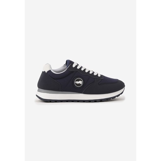 Niebieskie Buty Sportowe Sneakersy z Ozdobną Aplikacją Salintia ze sklepu born2be.pl w kategorii Buty sportowe męskie - zdjęcie 180238767