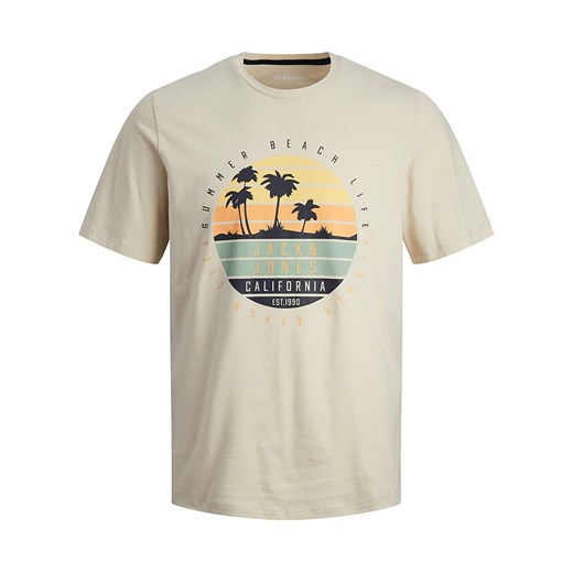 Jack &amp; Jones Koszulka w kolorze beżowym ze sklepu Limango Polska w kategorii T-shirty męskie - zdjęcie 180239396