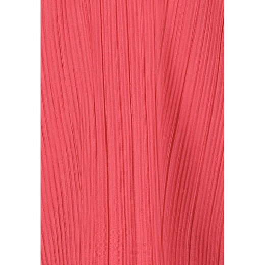 Bluzka damska SUBLEVEL w serek czerwona z krótkim rękawem 