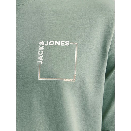 T-shirt męski Jack & Jones casualowy bawełniany z krótkim rękawem 
