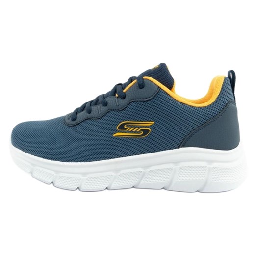 Buty Skechers Bobs B Flex Icy Edge 118109/NVY niebieskie ze sklepu ButyModne.pl w kategorii Buty sportowe męskie - zdjęcie 180242279