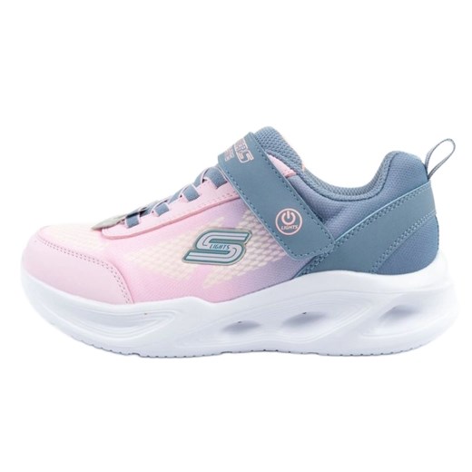 Buty Skechers S Lights Sola 303714L/GYLP różowe ze sklepu ButyModne.pl w kategorii Buty sportowe dziecięce - zdjęcie 180242299