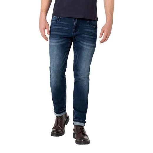 Timezone Dżinsy &quot;Scott&quot; - Slim fit - w kolorze granatowym ze sklepu Limango Polska w kategorii Jeansy męskie - zdjęcie 180243537