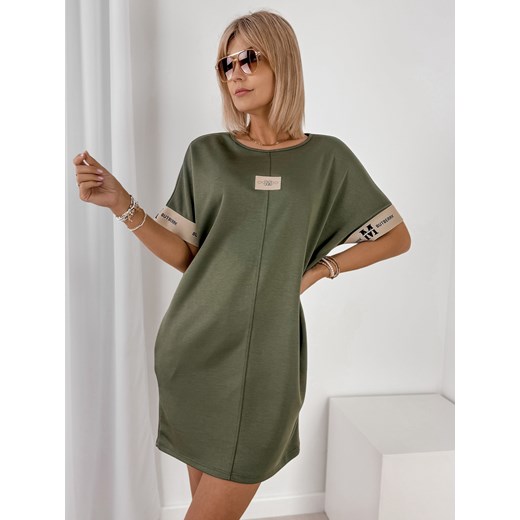 sukienka mylove khaki one size ze sklepu UBRA w kategorii Sukienki - zdjęcie 180243738