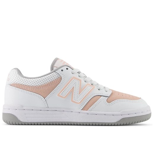 Buty dziecięce New Balance GSB480VP - białe ze sklepu streetstyle24.pl w kategorii Buty sportowe damskie - zdjęcie 180244365