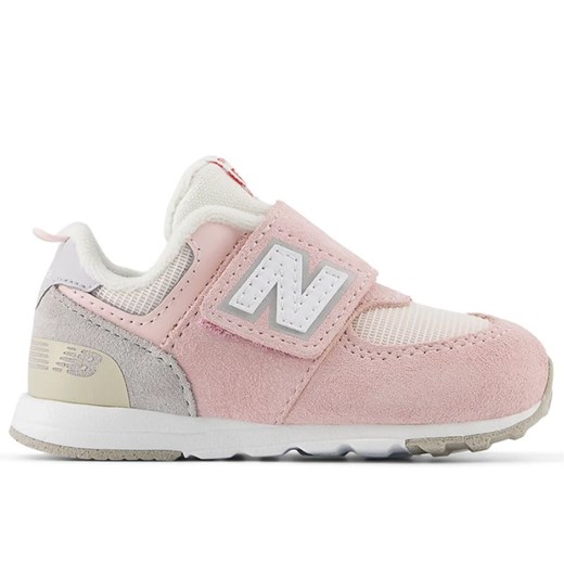Buty dziecięce New Balance NW574BKM - różowe ze sklepu streetstyle24.pl w kategorii Buty sportowe dziecięce - zdjęcie 180244369