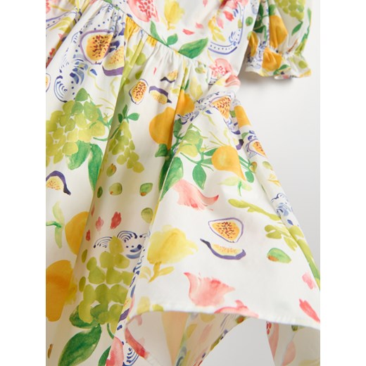 Reserved - Sukienka z autorskim wzorem - wielobarwny Reserved S Reserved