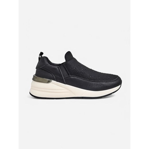 Royalfashion Wsuwane damskie buty sportowe z cyrkoniami Elera ze sklepu royalfashion.pl w kategorii Buty sportowe damskie - zdjęcie 180249085