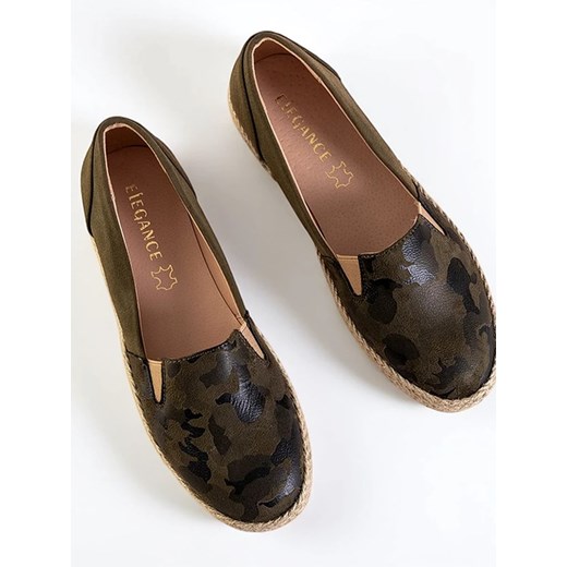 Royalfashion Zielone damskie espadryle w moro Nuhente ze sklepu royalfashion.pl w kategorii Espadryle damskie - zdjęcie 180251438