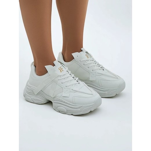 Royalfashion Sportowe sneakersy damskie na grubszej podeszwie Quensi ze sklepu royalfashion.pl w kategorii Buty sportowe damskie - zdjęcie 180252109