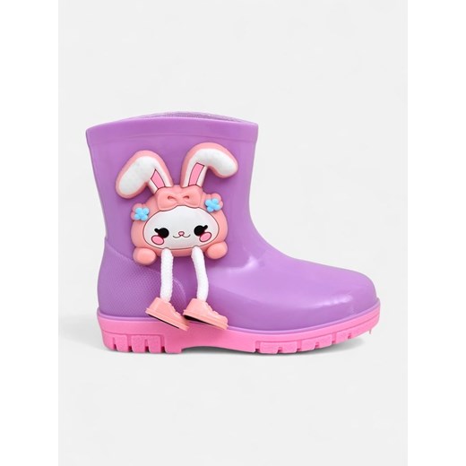 Royalfashion Kalosze dziecięce z króliczkiem Rabbit Fun ze sklepu royalfashion.pl w kategorii Kalosze dziecięce - zdjęcie 180253356