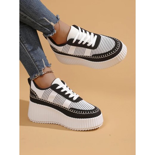 Royalfashion Sportowe sneakersy damskie na platformie Siserra ze sklepu royalfashion.pl w kategorii Buty sportowe damskie - zdjęcie 180254559