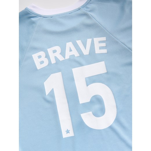 Reserved - T-shirt z nadrukiem - jasnoniebieski Reserved 122 (6-7 lat) Reserved