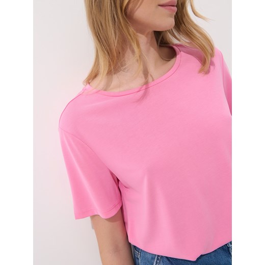 Bluzka damska Mohito z okrągłym dekoltem 