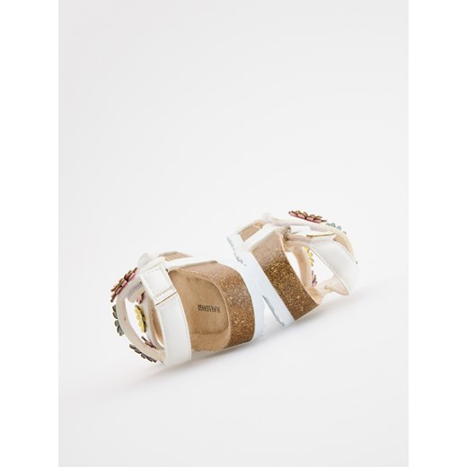 Reserved - Sandały na rzepy - biały Reserved 27 Reserved