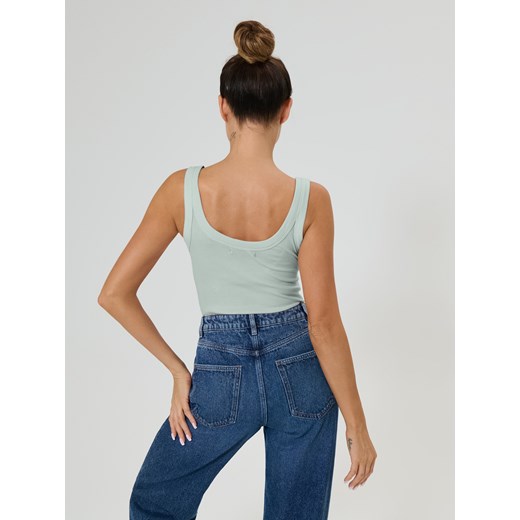 Bluzka damska Sinsay z okrągłym dekoltem 