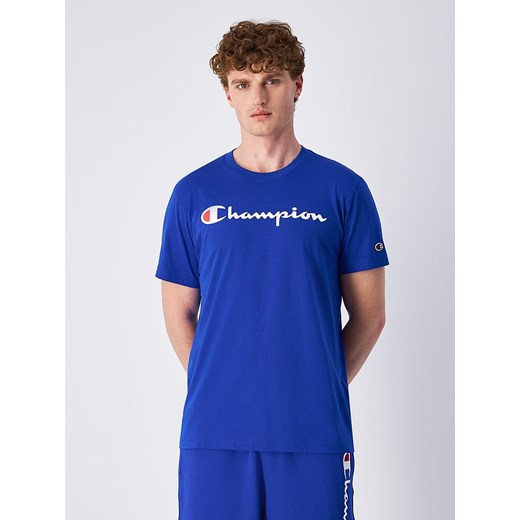Champion Koszulka w kolorze niebieskim ze sklepu Limango Polska w kategorii T-shirty męskie - zdjęcie 180260416