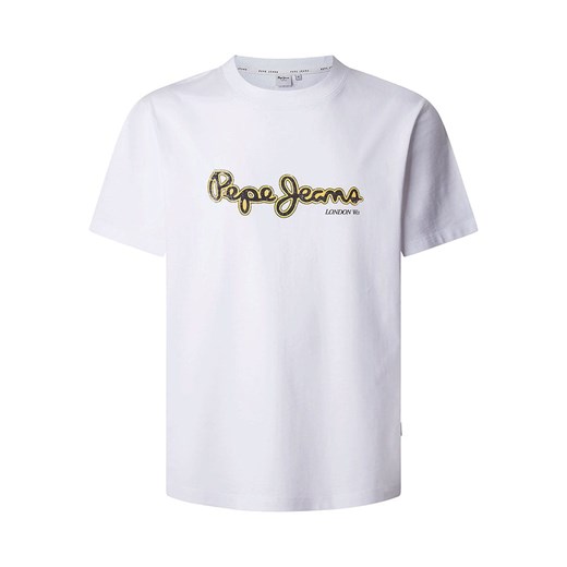 Pepe Jeans Koszulka &quot;Dorian&quot; w kolorze białym ze sklepu Limango Polska w kategorii T-shirty męskie - zdjęcie 180260536