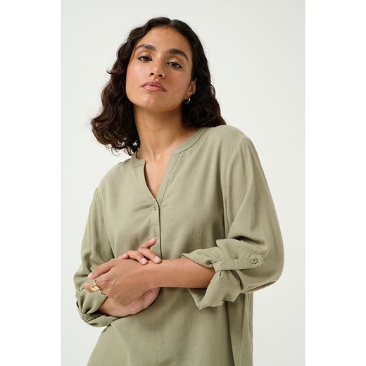 Kaffe Bluzka &quot;Milia&quot; w kolorze oliwkowym Kaffe 36 promocja Limango Polska