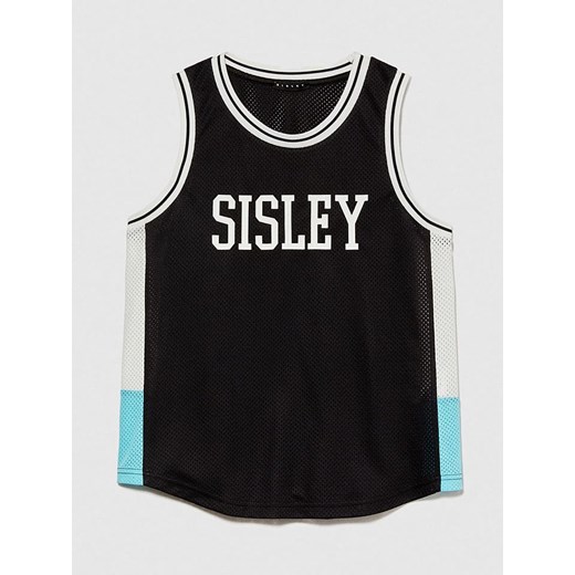 Sisley Top w kolorze czarnym ze sklepu Limango Polska w kategorii T-shirty chłopięce - zdjęcie 180260679