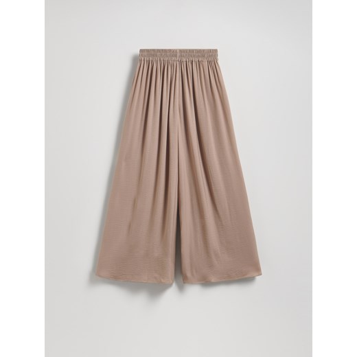 Reserved - Spodnie palazzo - beżowy Reserved XL Reserved