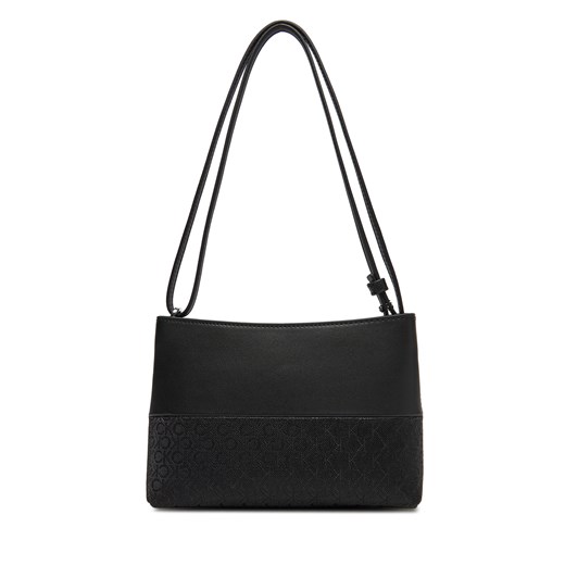 Torebka Calvin Klein Ck Mixmedia Convertible Bag_Mono K60K613170 Czarny Calvin Klein one size okazyjna cena eobuwie.pl