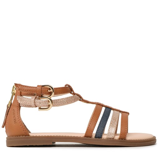 Sandały Geox J S.Karly G. D J7235D 0BCKC C6N4B S Brązowy Geox 34 wyprzedaż eobuwie.pl