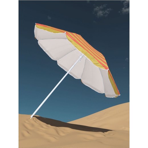 Sinsay - Parasol plażowy w paski - żółty ze sklepu Sinsay w kategorii Parasole - zdjęcie 180265489