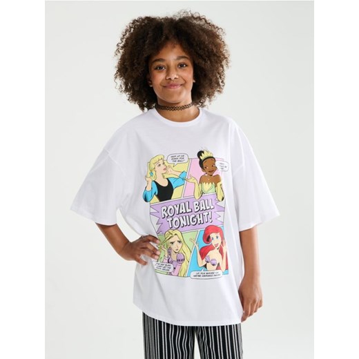 Sinsay - Koszulka Disney Princess - biały Sinsay 158 Sinsay