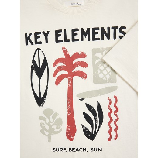 T-shirt chłopięce Reserved z nadrukami 