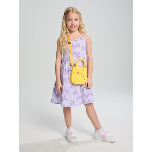 Sinsay - Sukienka z wiskozy - fioletowy Sinsay 104 Sinsay