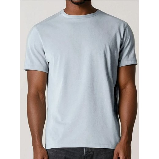 Sinsay - Koszulka basic - błękitny ze sklepu Sinsay w kategorii T-shirty męskie - zdjęcie 180267209