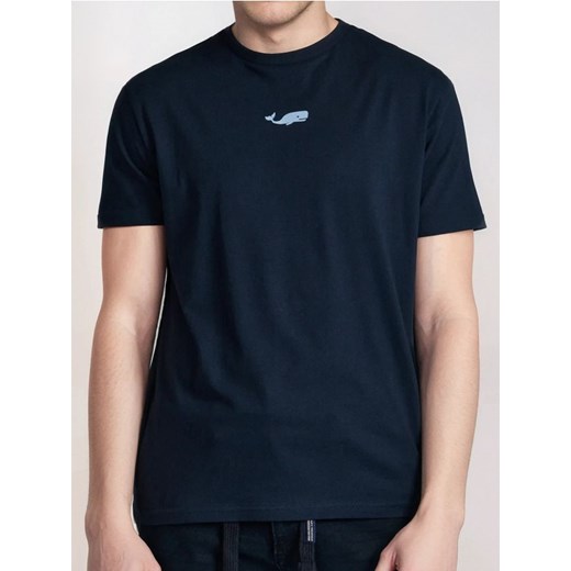 Sinsay - Koszulka z krótkimi rękawami - granatowy ze sklepu Sinsay w kategorii T-shirty męskie - zdjęcie 180267285