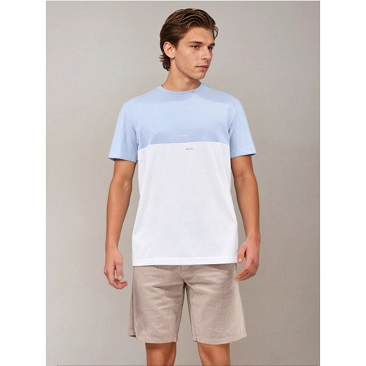 Sinsay - Koszulka - błękitny ze sklepu Sinsay w kategorii T-shirty męskie - zdjęcie 180267286