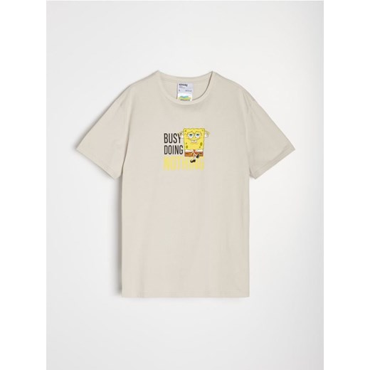 Sinsay - Koszulka SpongeBob - kremowy Sinsay XL Sinsay