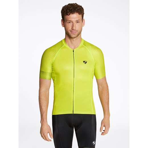 Ziener Koszulka kolarska &quot;Nearo&quot; w kolorze limonkowym ze sklepu Limango Polska w kategorii T-shirty męskie - zdjęcie 180268419