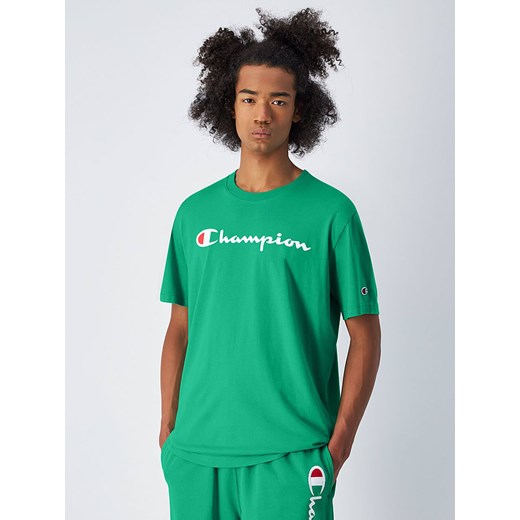 Champion Koszulka w kolorze zielonym ze sklepu Limango Polska w kategorii T-shirty męskie - zdjęcie 180269349