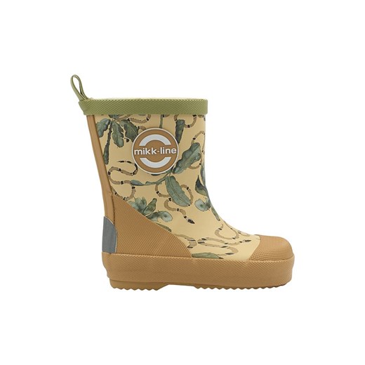 Kalosze dziecięce Mikk-Line brązowe bez zapięcia 