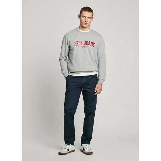 Pepe Jeans Spodnie chino &quot;Poplin&quot; w kolorze granatowym ze sklepu Limango Polska w kategorii Spodnie męskie - zdjęcie 180270197