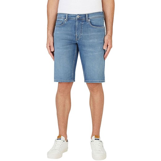 Pepe Jeans Szorty dżinsowe &quot;Gymdigo&quot; w kolorze niebieskim ze sklepu Limango Polska w kategorii Spodenki męskie - zdjęcie 180270296