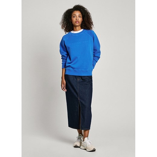Pepe Jeans Bluza &quot;Lindy&quot; w kolorze niebieskim ze sklepu Limango Polska w kategorii Bluzy damskie - zdjęcie 180270415