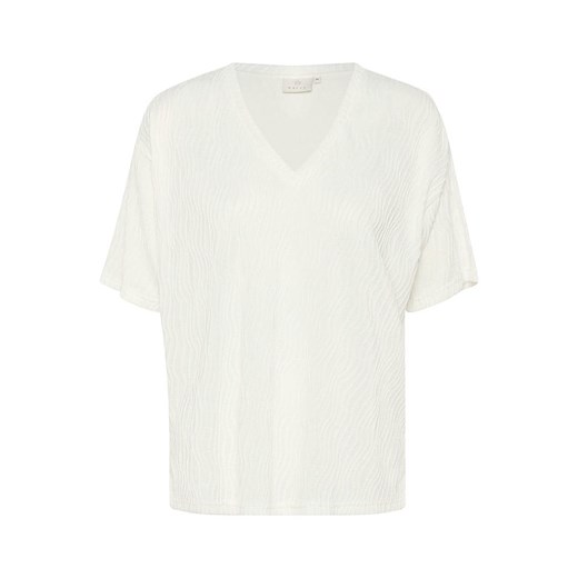 Bluzka damska Kaffe z krótkim rękawem biała 