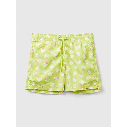 Benetton Kąpielówki w kolorze limonkowym ze sklepu Limango Polska w kategorii Kąpielówki chłopięce - zdjęcie 180271247