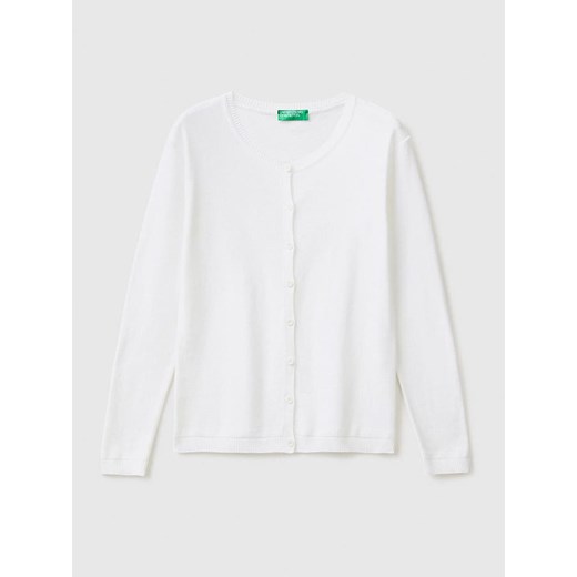 Sweter damski Benetton z okrągłym dekoltem