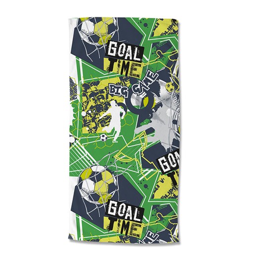 Good Morning Ręcznik plażowy &quot;Goaltime&quot; w kolorze zielonym ze sklepu Limango Polska w kategorii Ręczniki - zdjęcie 180273257